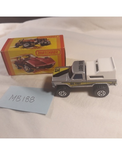 Matchbox Superfast #22 - Big Foot - Mini Pick-up - 1981 Lesney England - NOS - Mint in Box