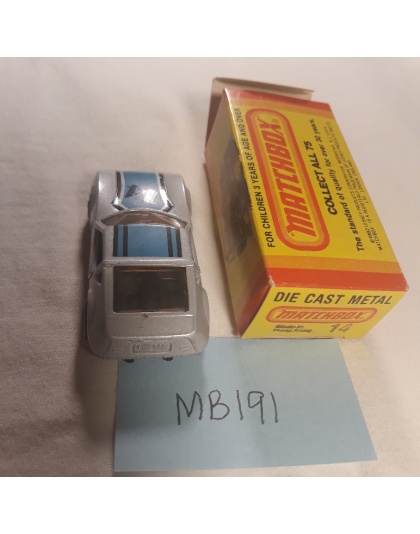 Matchbox Superfast #14 - Rallye Royale - 1973 Lesney England - Made in Hong Kong - NOS - Mint in Box