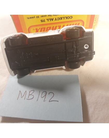 Matchbox Superfast #9 - Fiat Abarth - 1982 Lesney England - NOS - Mint in Box