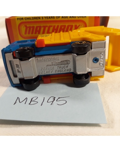 Matchbox Superfast #36 - Refuse Truck - Lesney England 1979 - NOS - Mint in Box