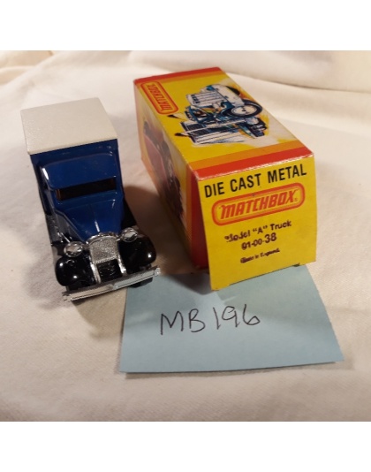 Matchbox Superfast #38 - Model A Truck - Champion Spark Plugs - Made in England - Lesney Products 1979 - NOS - Mint in Box