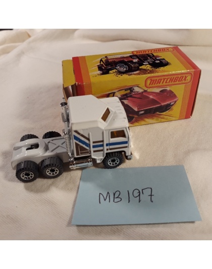 Matchbox Superfast #45 - Kenworth C.O.E. Aerodync - Lesney England 1981 - NOS - Mint in Box