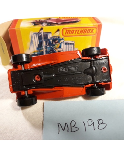 Matchbox Superfast #47 - Jaguar SS 100 - Lesney England 1982 - NOS - Mint in Box