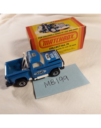 Matchbox Superfast #53 - Baja Bouncer- Goodrich - Flareside Pickup - Lesney England 1982 - NOS - Mint in Box