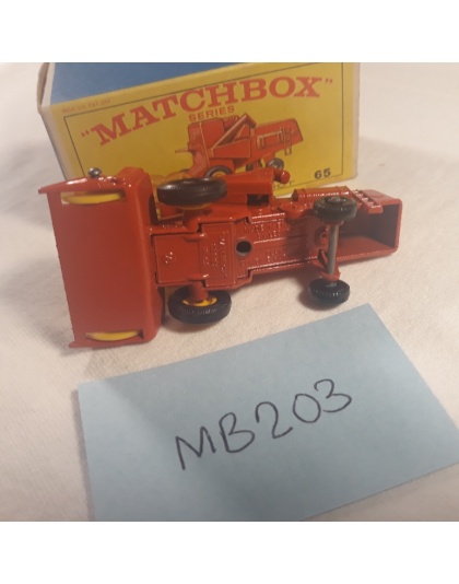 Vintage MATCHBOX Lesney #65 Claas Combine Harvester - NOS - Mint in Original Box