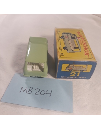 Vintage MATCHBOX Lesney #21 Milk Delivery Truck - NOS - In Box