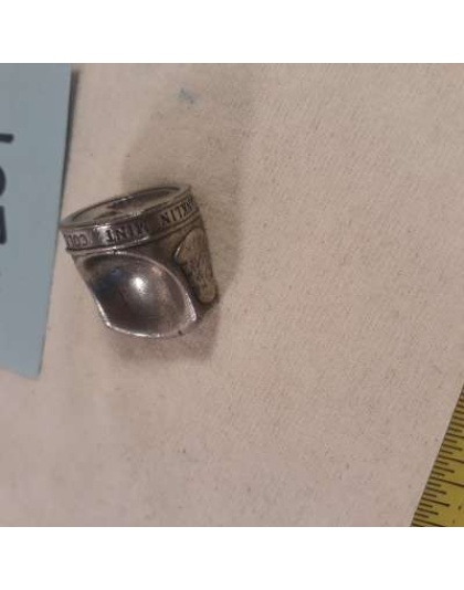 Franklin Mint Collectors Society Wax Stamp Metal Portrait Small 3/4" DIAMETER