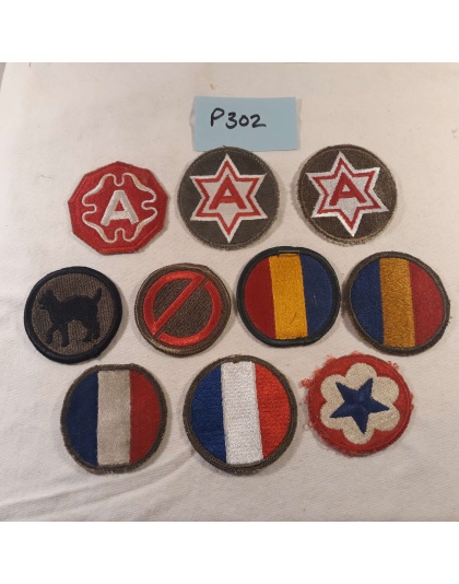 Lot of 10 patches