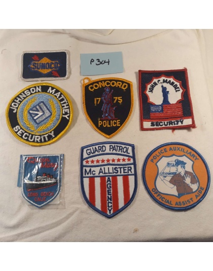 Lot of 7 Patches