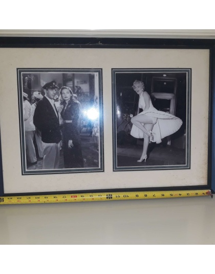 Vintage photo by Daisy - Hollywood stars - Marilyn Monroe, Humphrey Bogart and Lauren Bacall