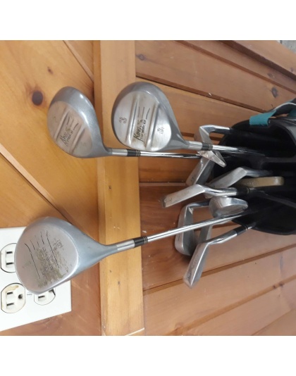 King cobra left handed golf clubs from the 90's with bag